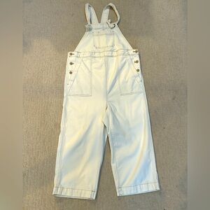 EUC GAP Maternity Khaki Overalls SM